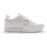 Reebok Classic Leather с мехом All White