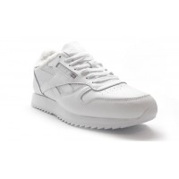 Reebok Classic Leather с мехом All White