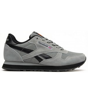Кроссовки Reebok Classic Leather Suede Grey Black