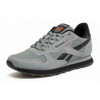 Кроссовки Reebok Classic Leather Suede Grey Black