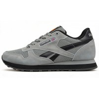 Кроссовки Reebok Classic Leather Suede Grey Black