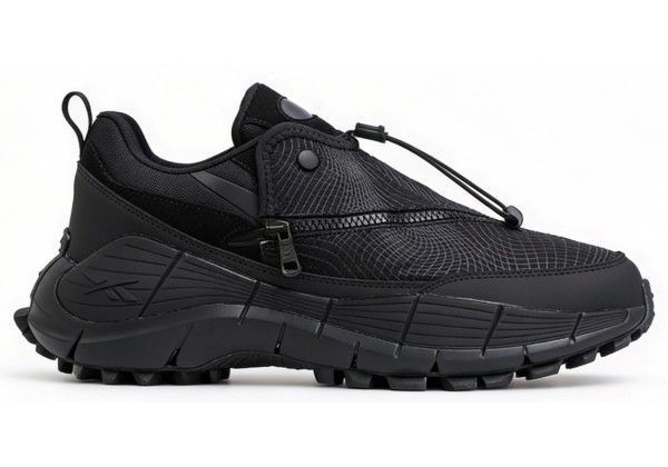 Кроссовки Spyder x Reebok Zig Kinetica Low Top All Black