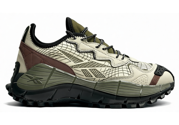 Reebok Zig Kinetica 2 Edge Gore Tex Cream Olive зимние