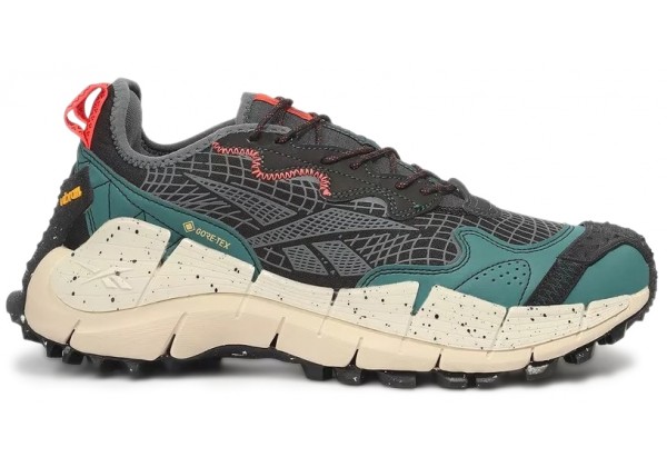 Reebok Zig Kinetica 2 Edge Gore Tex Grey Green зимние
