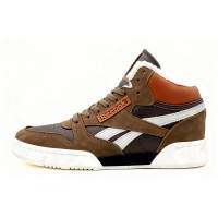 Reebok Classic Mid Brown White с мехом