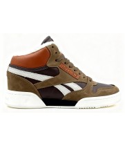 Reebok Classic Mid Brown White с мехом