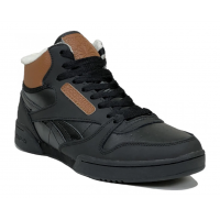 Reebok Classic Exertion Mid Black Brown с мехом