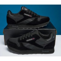 Reebok Classic Leather Suede Triple Black