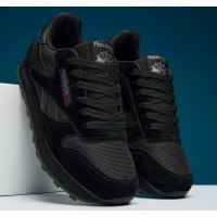 Reebok Classic Leather Suede Triple Black