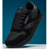 Reebok Classic Leather Suede Triple Black