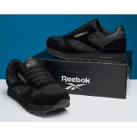Reebok Classic Leather Suede Triple Black