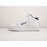 Reebok Club C 85 High White Beige Navy Blue