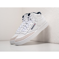 Reebok Club C 85 High White Beige Navy Blue