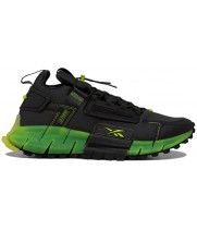 Кроссовки утеплённые Reebok Zig Kinetica Edge черные с зеленым
