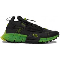 Кроссовки утеплённые Reebok Zig Kinetica Edge черные с зеленым
