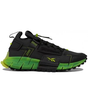 Кроссовки утеплённые Reebok Zig Kinetica Edge черные с зеленым