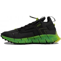 Кроссовки утеплённые Reebok Zig Kinetica Edge черные с зеленым