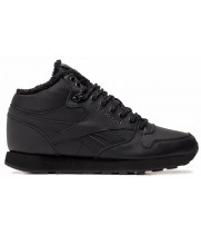 Reebok Classic Leather Mid Ripple Total Black