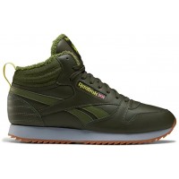 Зимние Кроссовки Reebok Classic Leather Mid Ripple Green