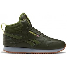Зимние Кроссовки Reebok Classic Leather Mid Ripple Green