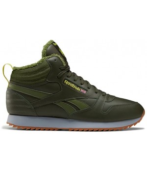 Зимние Кроссовки Reebok Classic Leather Mid Ripple Green