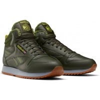 Зимние Кроссовки Reebok Classic Leather Mid Ripple Green