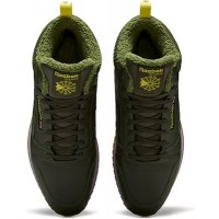Зимние Кроссовки Reebok Classic Leather Mid Ripple Green