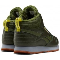 Зимние Кроссовки Reebok Classic Leather Mid Ripple Green