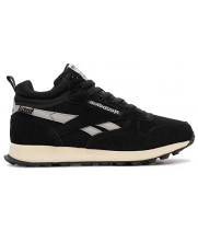 Reebok Classic Leather Mid Ripple Black White