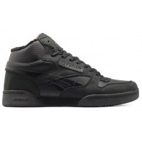 Reebok Classic Mid Black с мехом